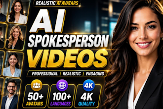 create realistic ai avatar spokesperson and ai ugc videos