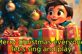 3d christmas animation 3d kids christmas video 3d christmas cartoon animation