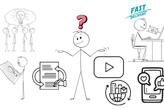 make professional stick figure animations for explainer videos