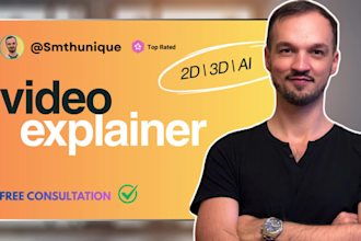 create a high end ai video explainer and neural motion graphics