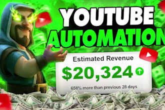 create youtube automation channel and viral faceless videos for monetization