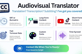 create english, spanish or french subtitles for videos