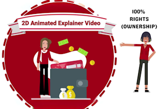 create 2d animated explainer video for your business marketing and sales