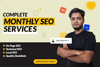 do monthly SEO service