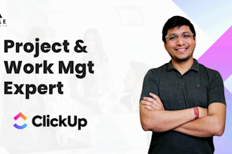 set up or optimise clickup project management workspace