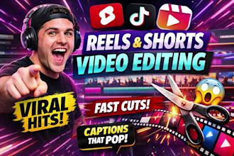do reels editing and be your tiktok editor