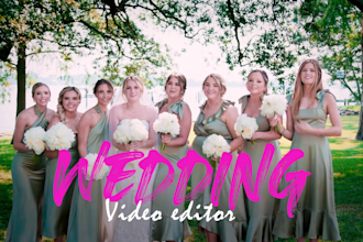 edit wedding videos with cinematic storytelling