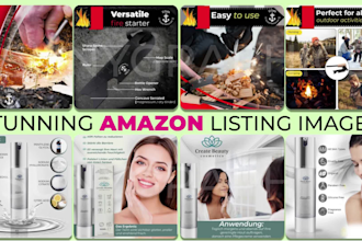 design stunning amazon product listing images, ebc design a plus