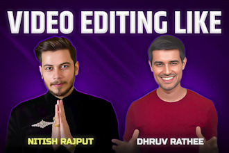 video edit like dhruv rathee and nitish rajput