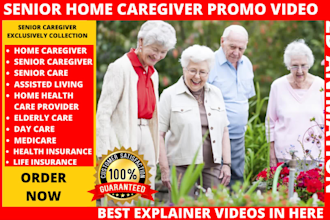 do home care or senior assisted living video promo