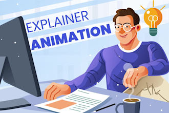 produce a corporate 2d animated explainer video