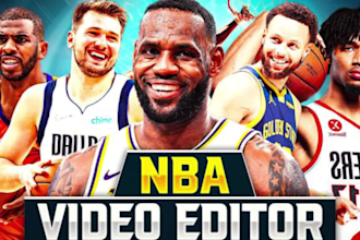 edits a basketball highlights and mixtape reel for any sport