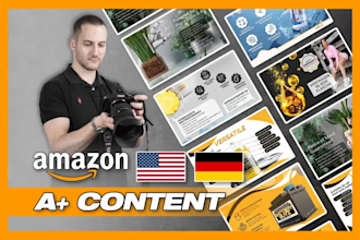 create your amazon a plus product images and enhanced brand content ebc