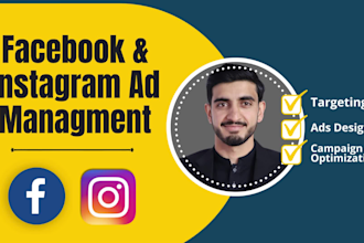 run facebook ads campaign and instagram ads for lead generation and sales