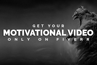make motivational or inspirational videos professional