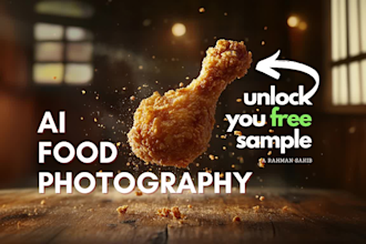 create stunning realistic food photography using ai