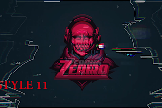 make 9 glitch style intro