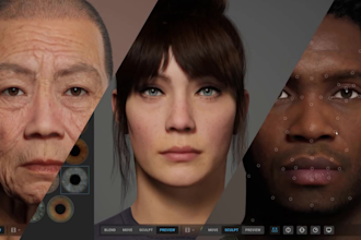 build 3d talking avatar chatbot 3d influencer character model hyper realistic