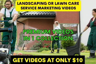 landscaping video lawn care lawn maintenance service promo