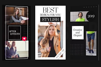 create stunning video ads for instagram story , post and reels