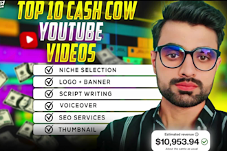 create ,setup youtube channel with logo, banner intro and outro