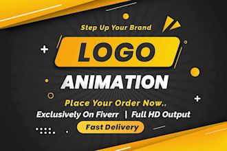 create a minimalistic youtube intro, logo animation