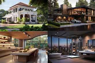 design architectural visualization and beautiful 3d interior rendering video