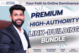 do website SEO backlinks link building service package for top google ranking