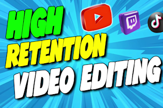 do professional video editing for youtube and tiktok