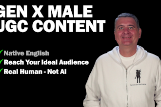 create a gen x ugc video