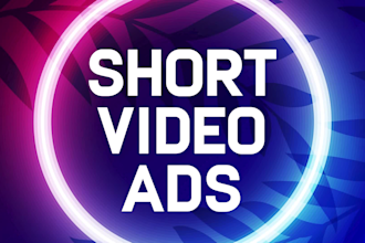 create flashy short promo video ad for facebook instagram