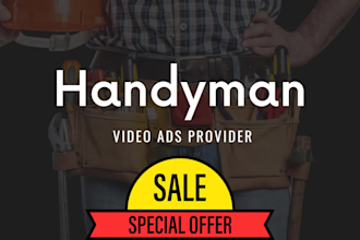 do handyman service or home constructor video ad promo