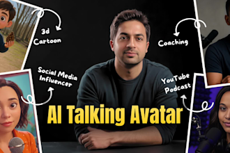 create an ai talking avatar video using your cloned voice for content branding