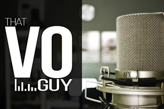 record an american male voice over