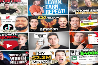 design attractive amazing  clickbait youtube thumbnail