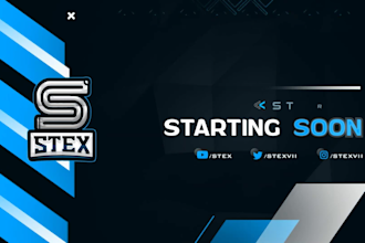 design twitch logo, stream animated overlay twitch stream package screens panels