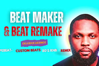 remake your beat, and produce exclusive beats in any genre