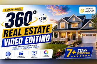 create cinematic real estate walkthrough with insta360 and drone footage