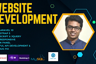 fix bugs, develop PHP laravel, codeigniter, custom websites