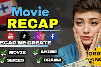 do movie recap or horror movie, anime recap videos without copyright claim