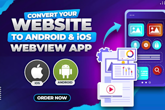 convert wordpress website to app, ios app and android app webview, app developer