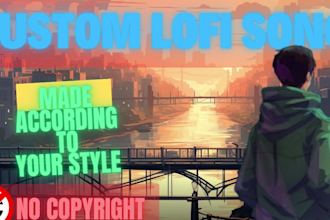 make a non copyright custom lofi song using best ai