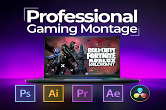 edit your cod, valorant, fortnite montage with 3d text, vfx