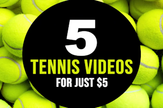 make all 5 tennis logo intro video
