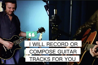 record or compose guitar tracks for you