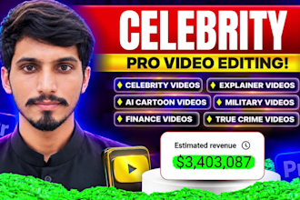 edit faceless celebrity gossip videos for youtube automation