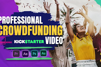 create professional crowdfunding video for kickstarter and indiegogo fundraising