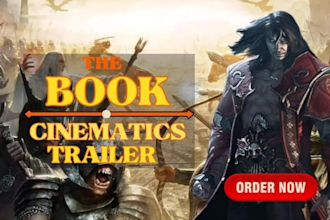 create a cinematic book trailer