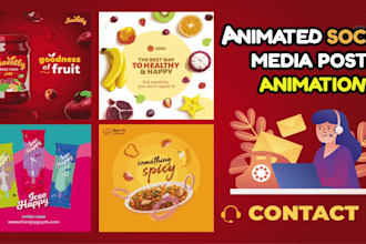 design animated ads for instagram, facebook, and tiktok