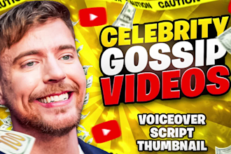 create celebrity gossip videos and celebrity news videos